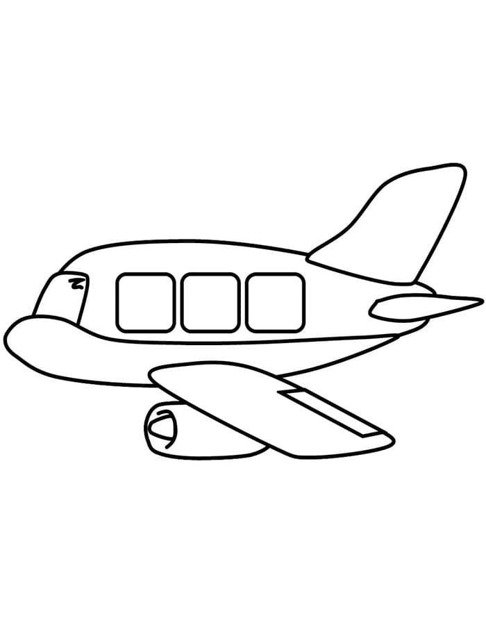 Aereo Base da colorare