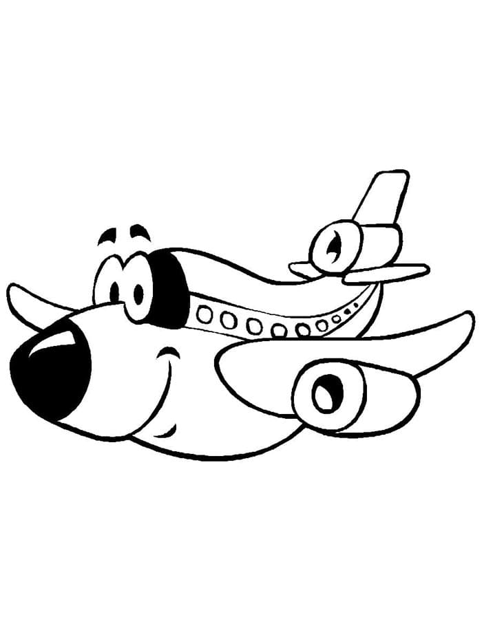 Aereo Gratis da colorare