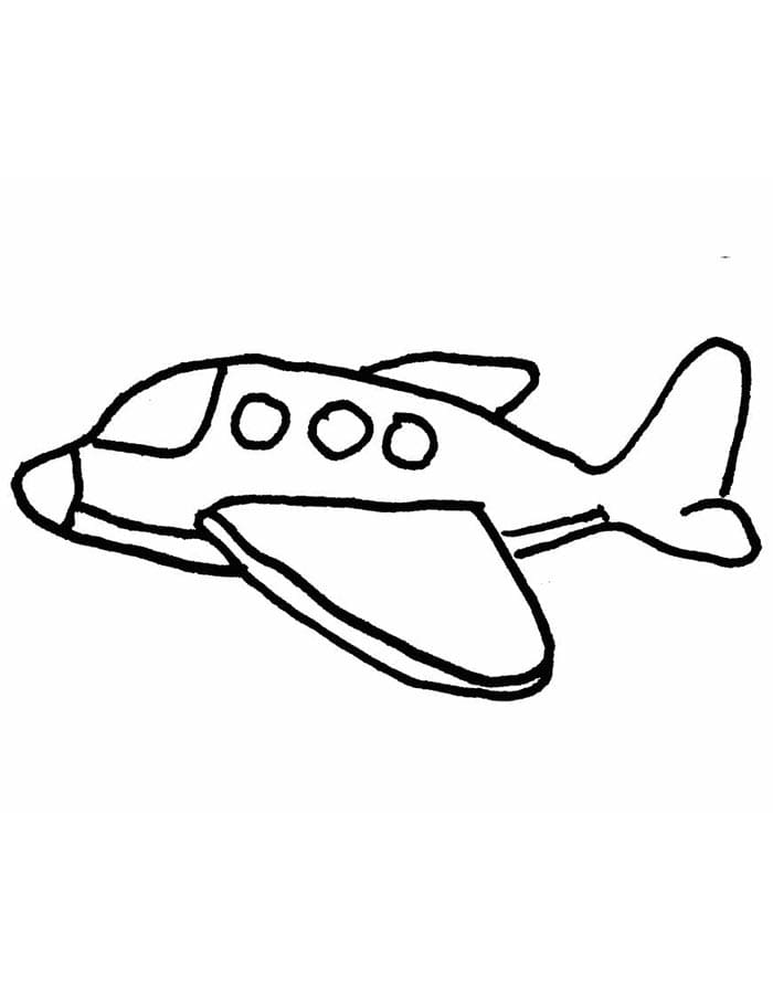 Aereo Gratuito da colorare