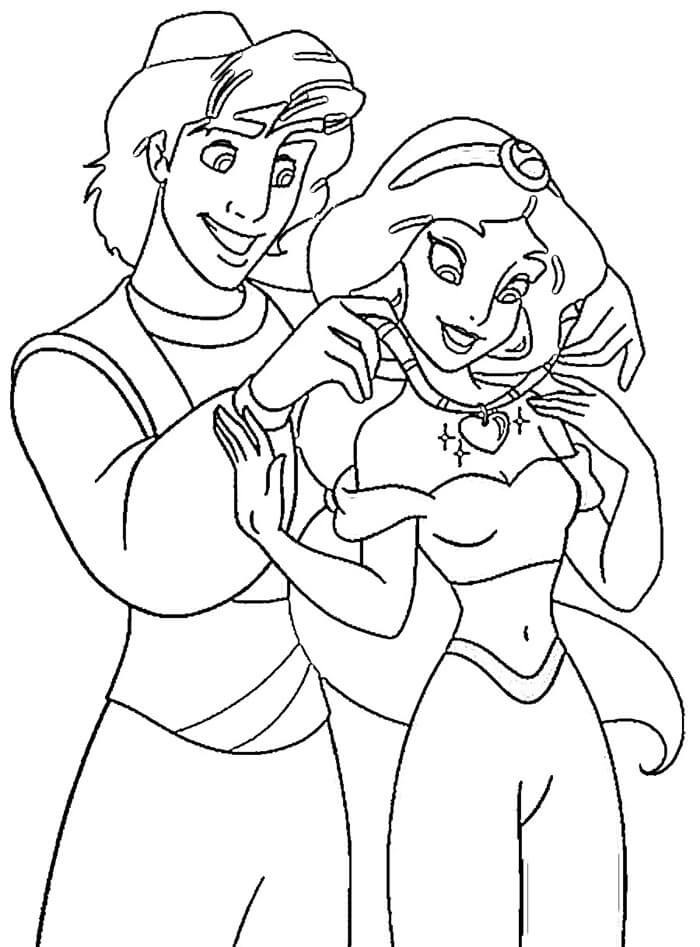 Aladdin (1) da colorare