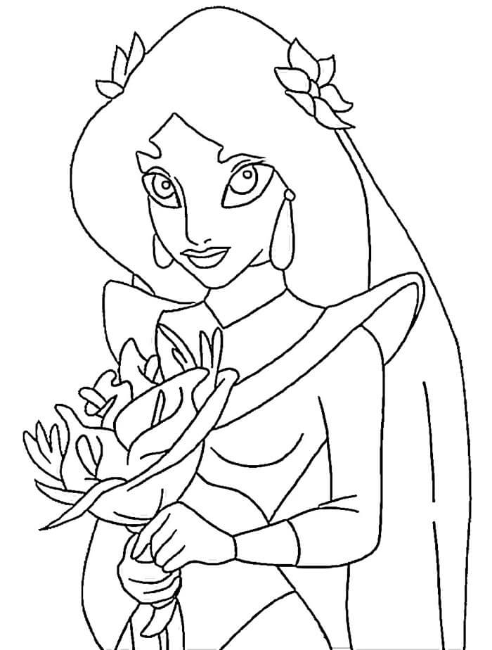 Aladdin per Bambini di 6 Anni da colorare