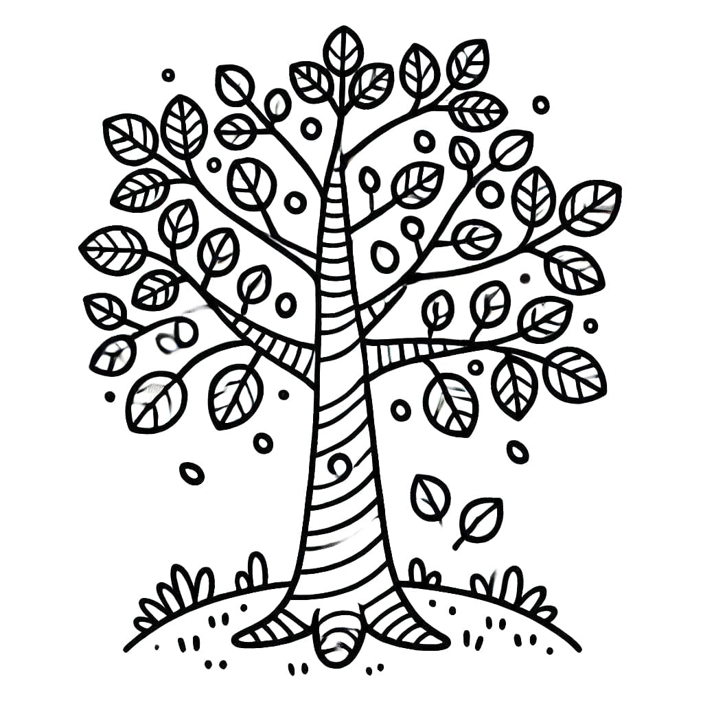 Albero (3) da colorare