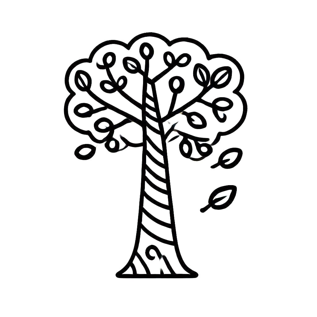 Albero (5) da colorare