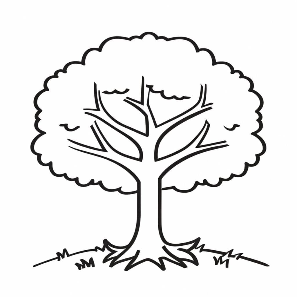 Albero Libero da colorare