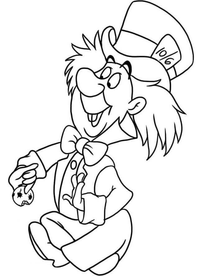 Alice nel Paese delle Meraviglie (26) da colorare