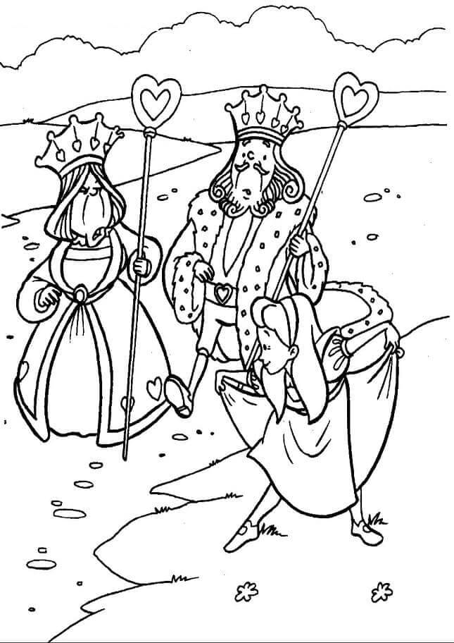 Alice nel Paese delle Meraviglie (28) da colorare