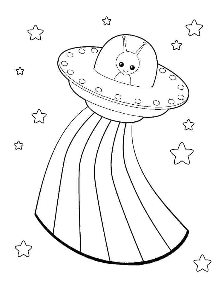 Alieno Base da colorare