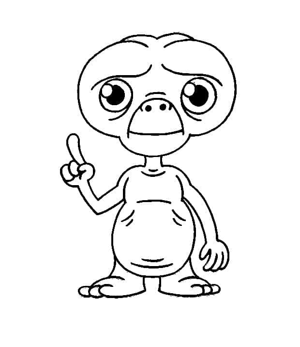 Alieno Perfetto da colorare