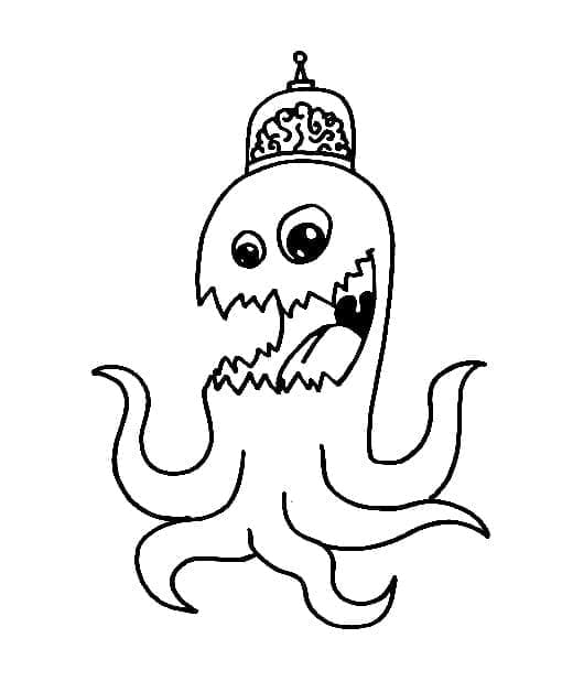 Alieno a Costo Zero da colorare