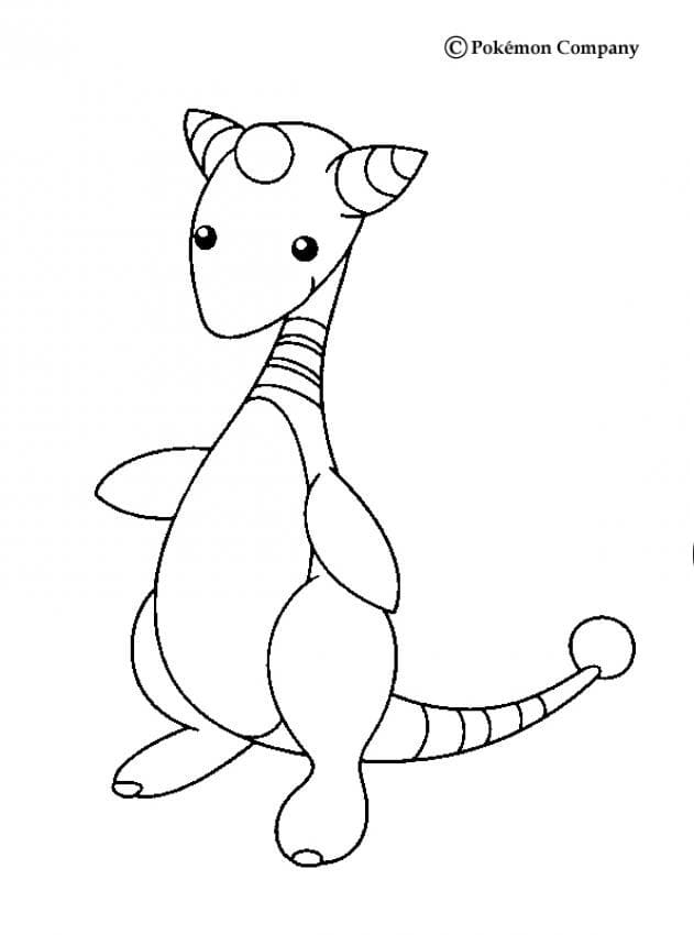 Ampharos Pokemon da colorare