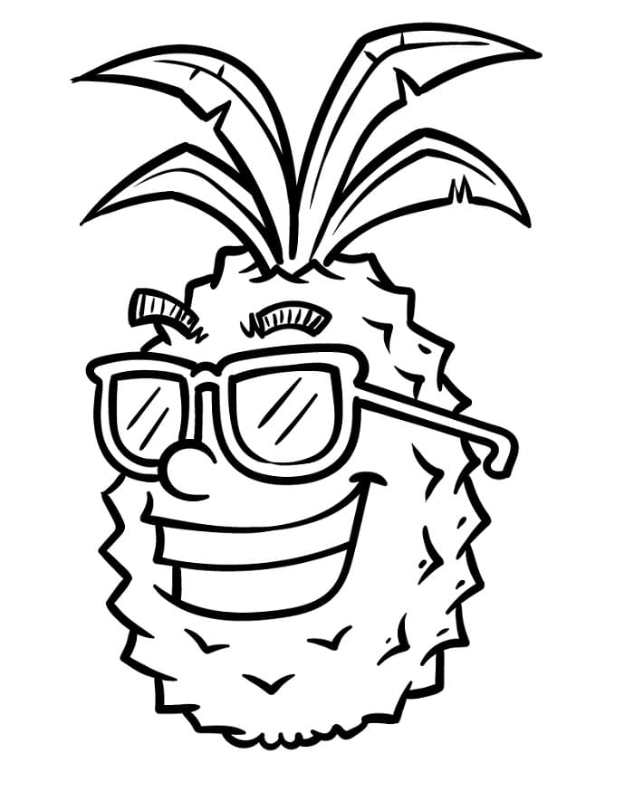 Ananas Fresco da colorare