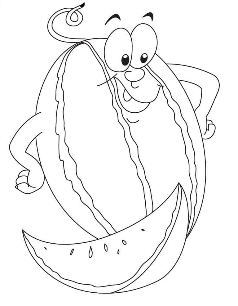 Anguria (4) da colorare