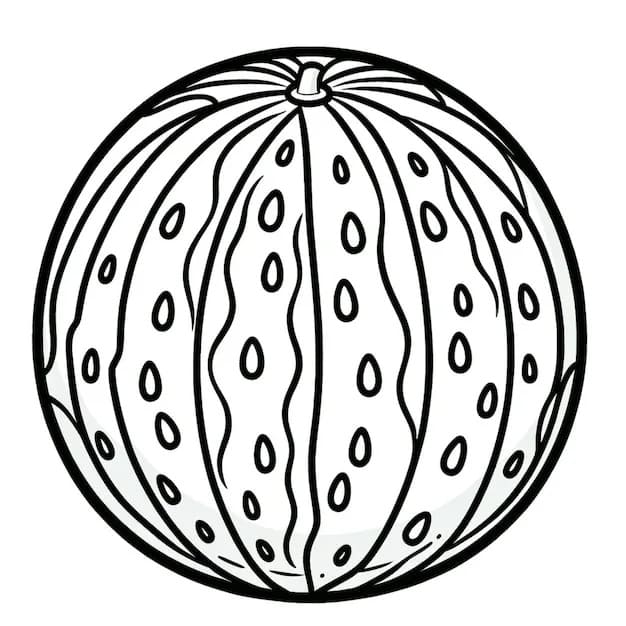 Anguria Frutto da colorare