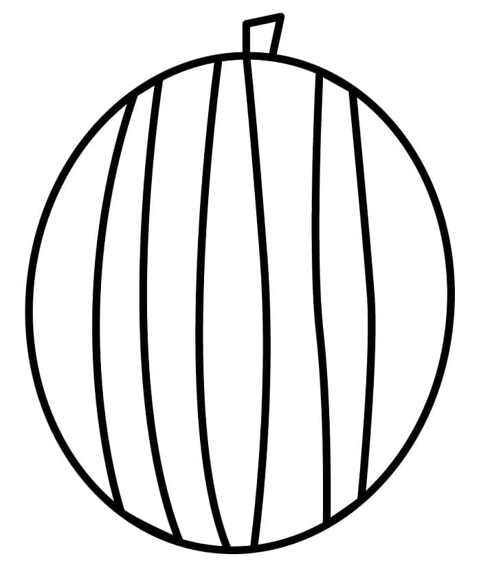 Anguria Libera Stampabile da colorare