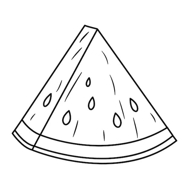 Anguria Libera da colorare