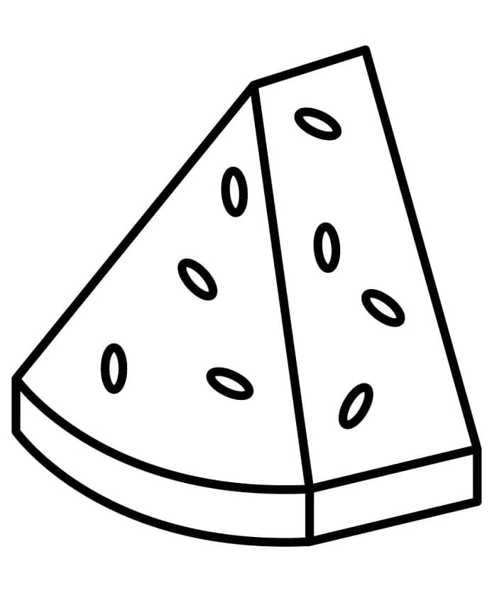 Anguria Normale da colorare