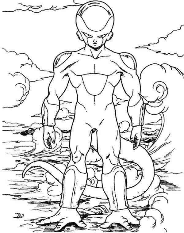 Anime Dragon Ball Z da colorare