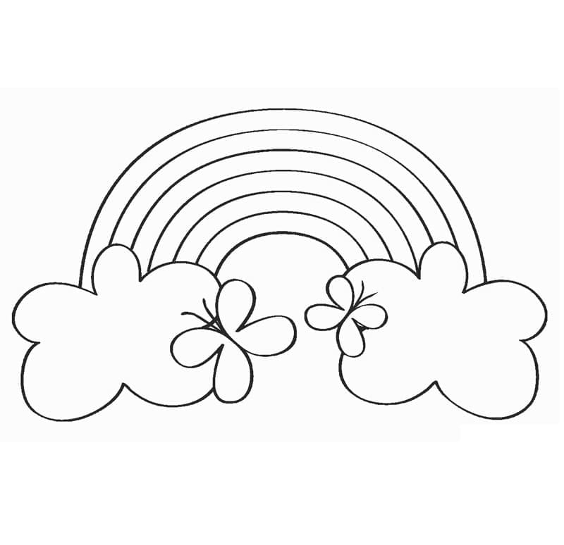 Arcobaleno (1) da colorare