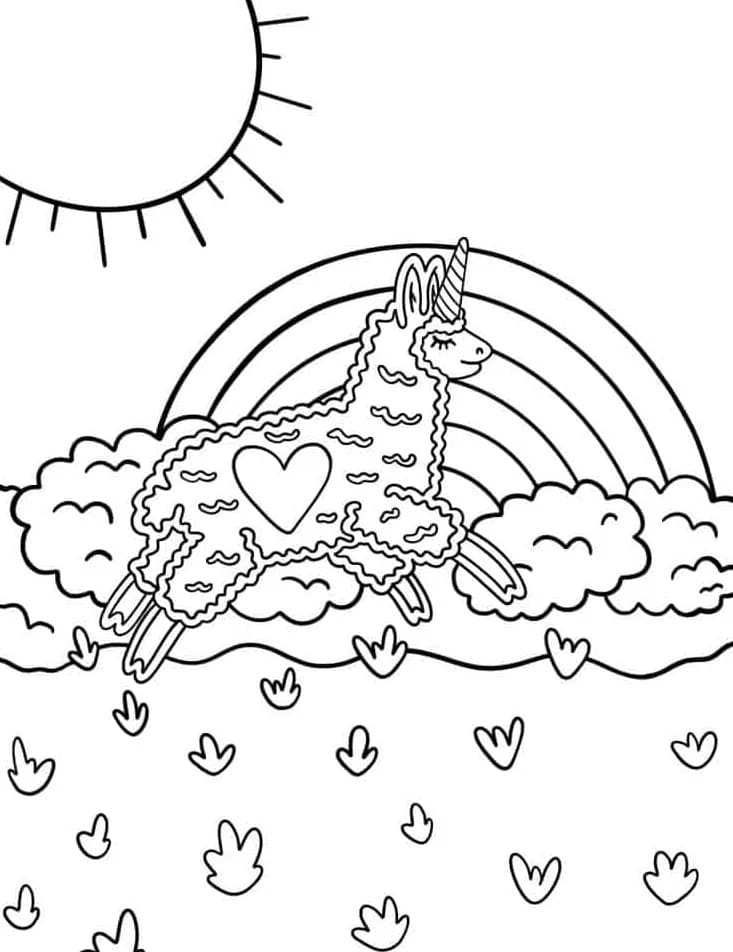 Arcobaleno a Costo Zero da colorare