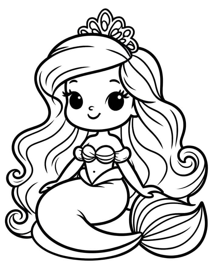 Ariel Gratuita da Stampare da colorare