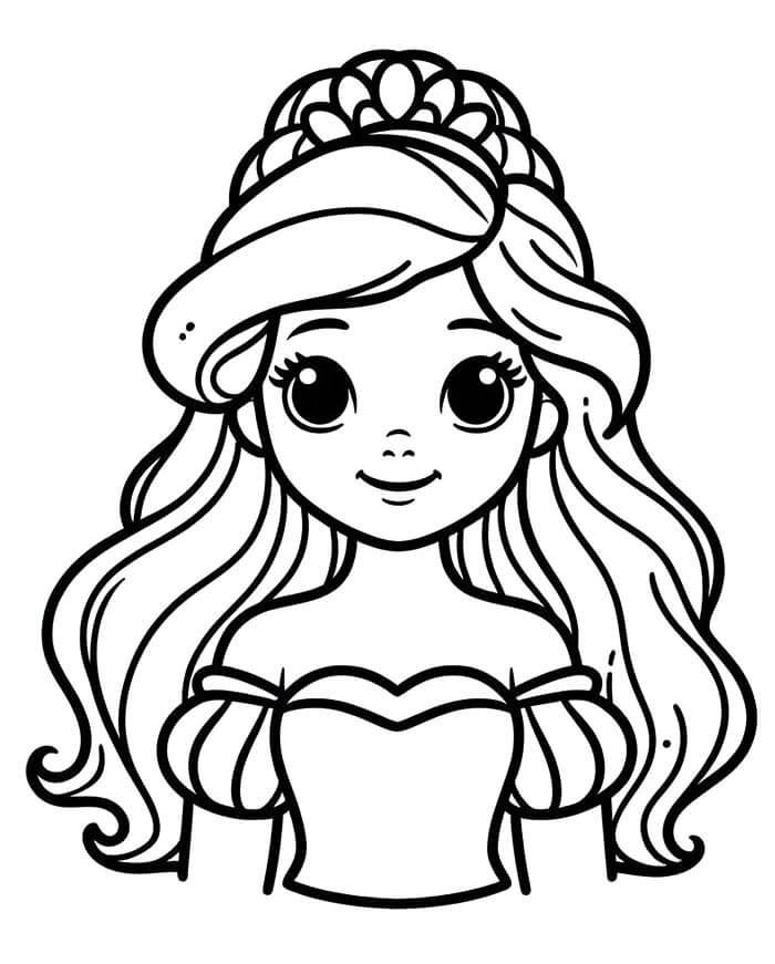 Ariel Gratuita per Bambini da colorare