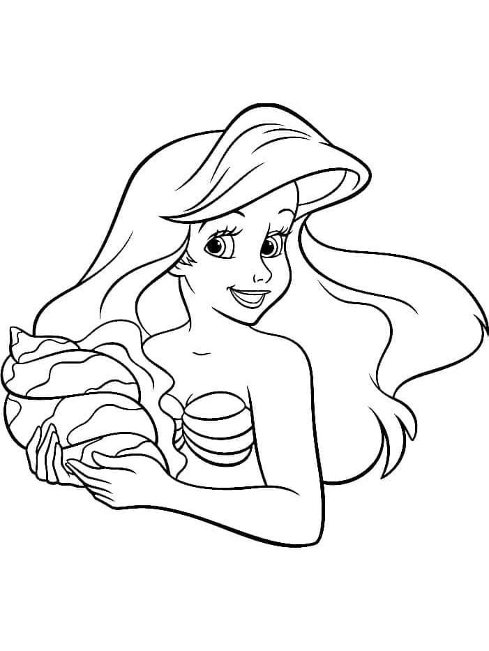 Ariel Molto Carina da colorare