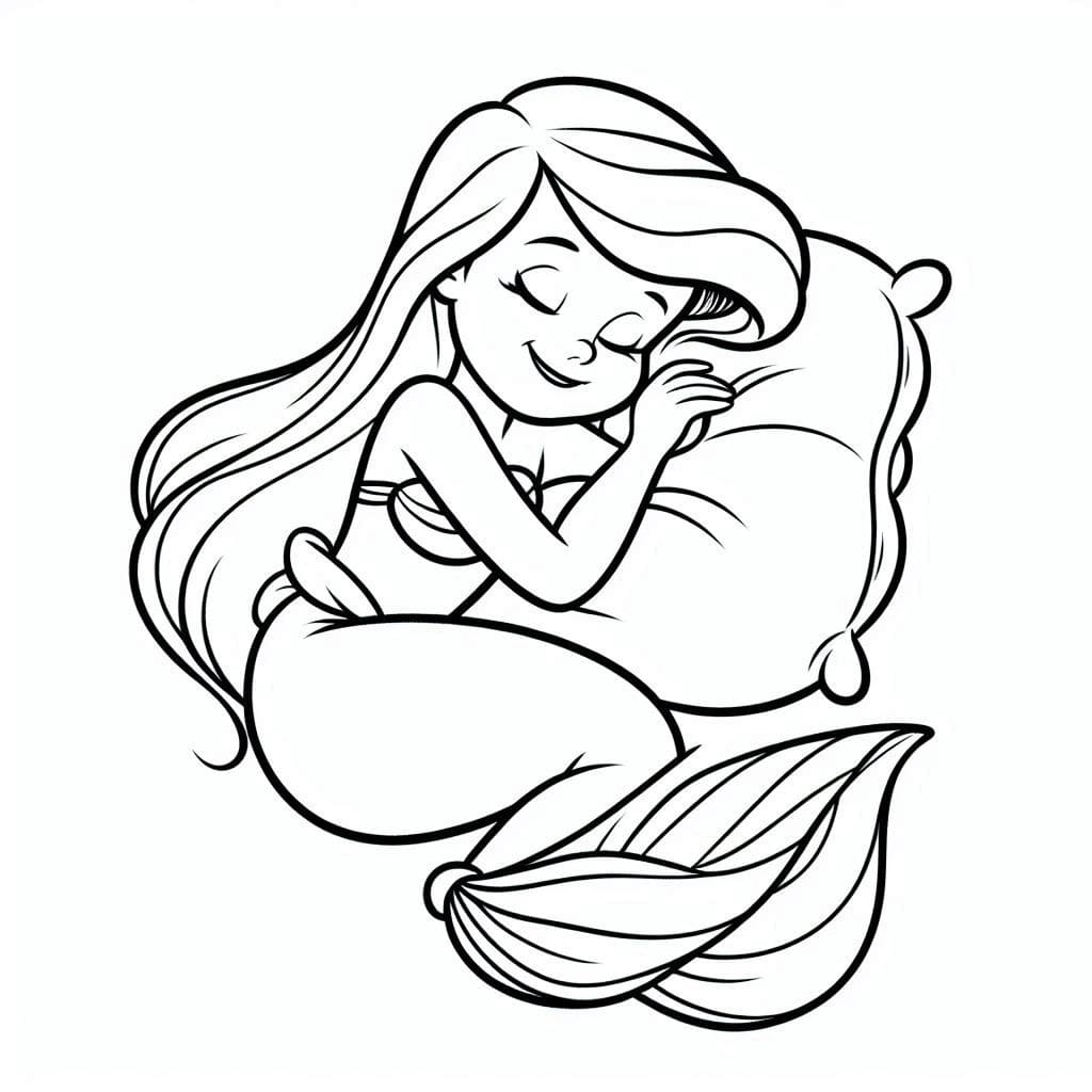 Ariel Stampabile per Bambini da colorare