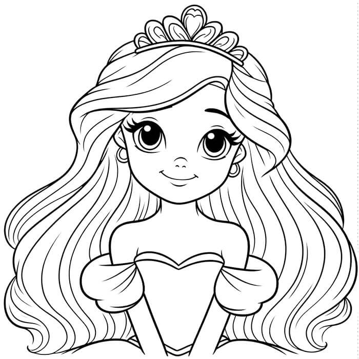 Ariel da Stampare da colorare