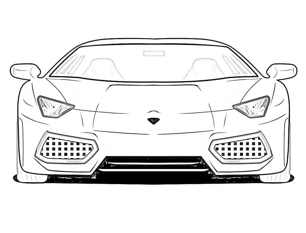 Auto Ferrari Fantastica da colorare