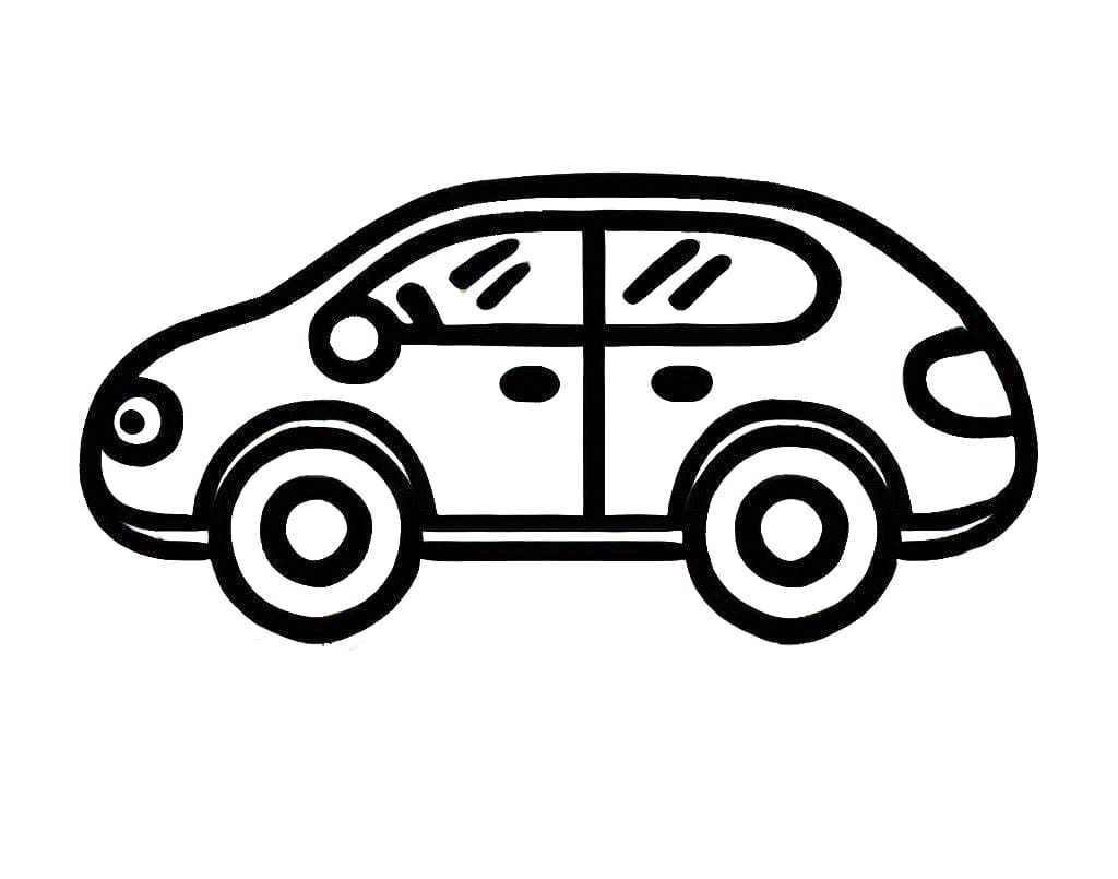 Auto Gratuita Stampabile da colorare