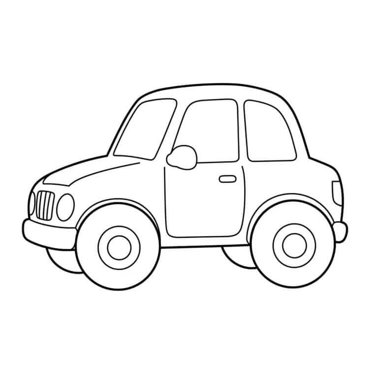 Auto Regolare da colorare