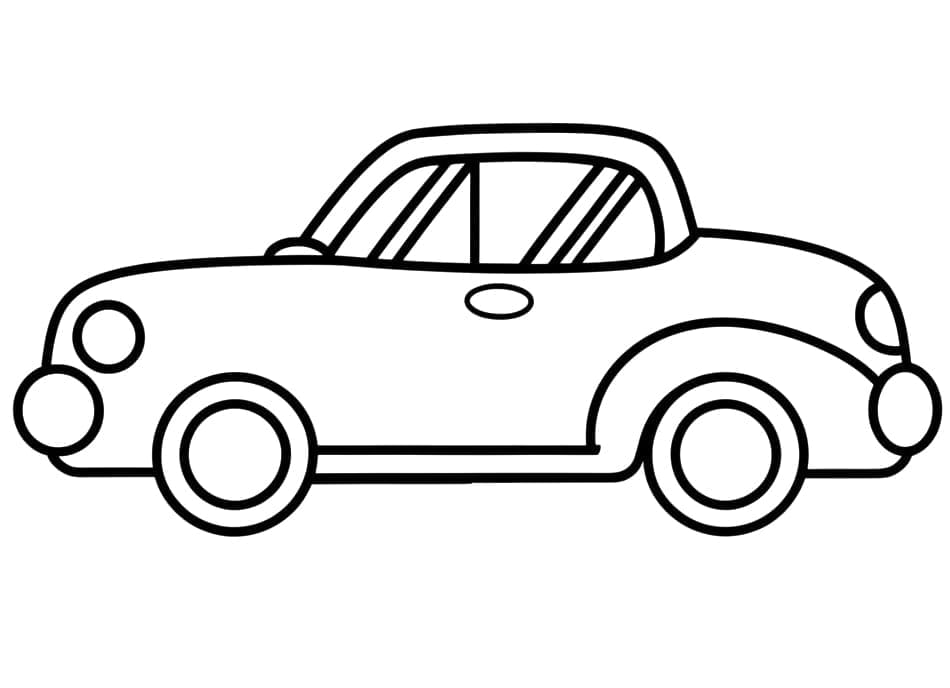 Auto Stampabile Gratuita da colorare