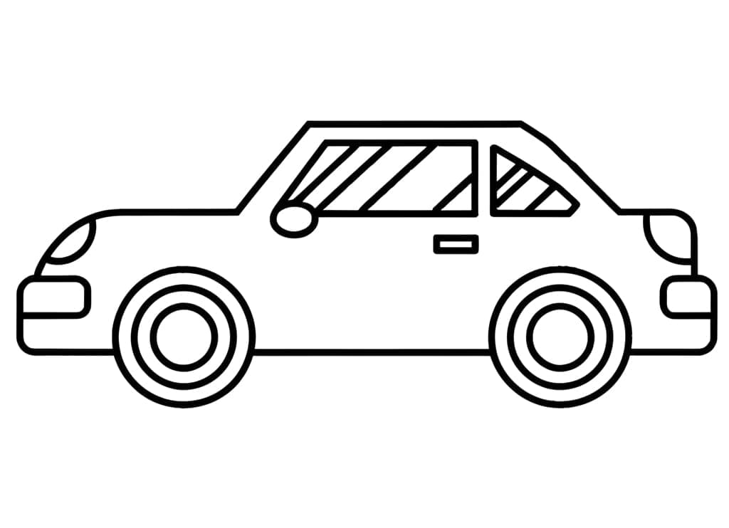 Auto a Costo Zero da colorare