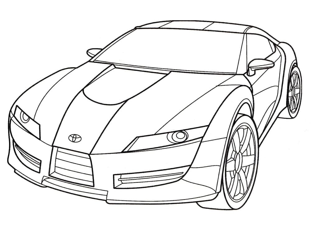 Auto per Bambini di 6 Anni da colorare