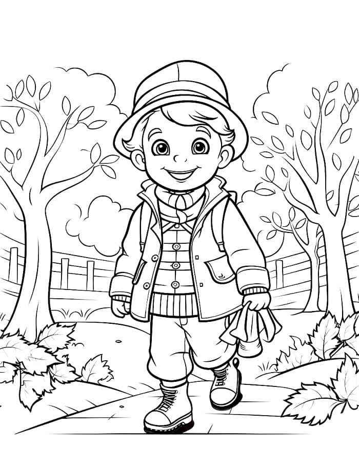 Autunno Bellissimo da colorare