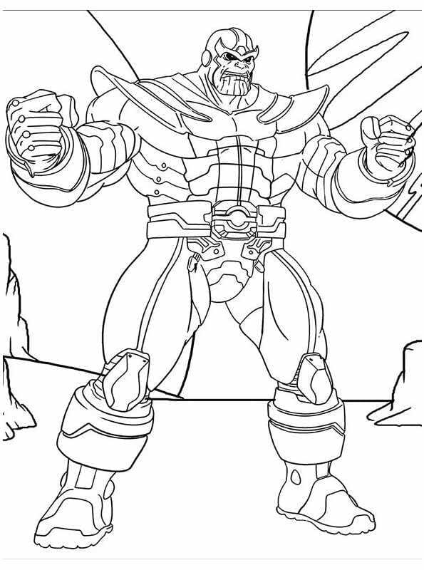 Avengers Thanos da colorare