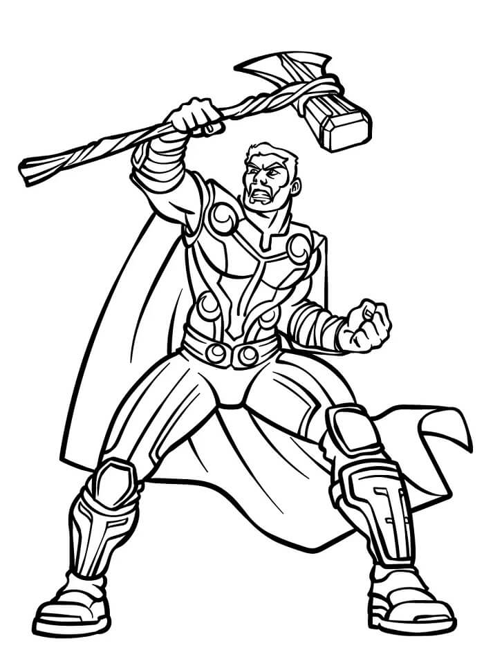 Avengers per Bambini di 2 Anni da colorare