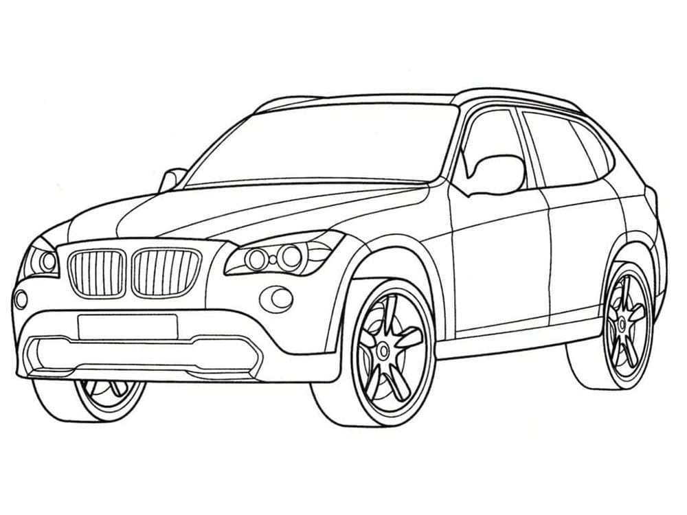 BMW Facile da colorare
