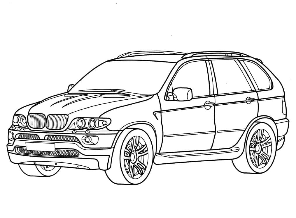 BMW Fantastica da colorare