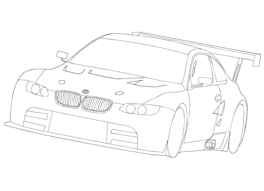 BMW Gratuita Stampabile da colorare