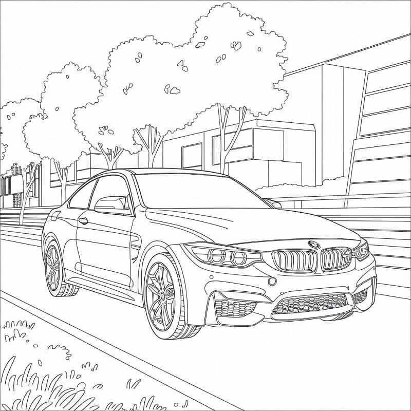 BMW Gratuita da colorare