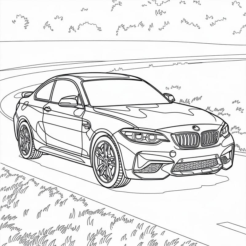 BMW a Costo Zero da colorare