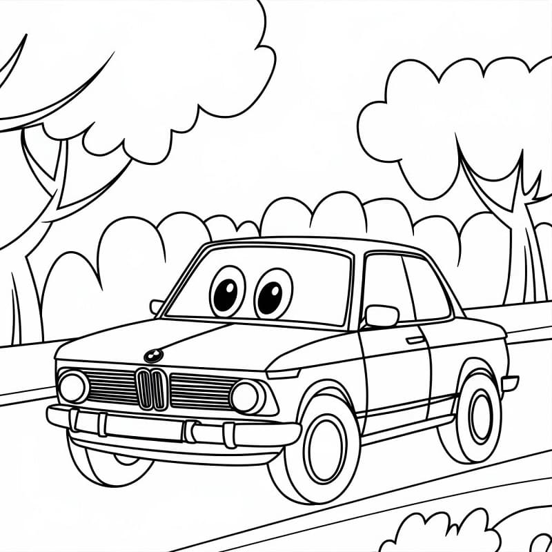 BMW da Stampare da colorare