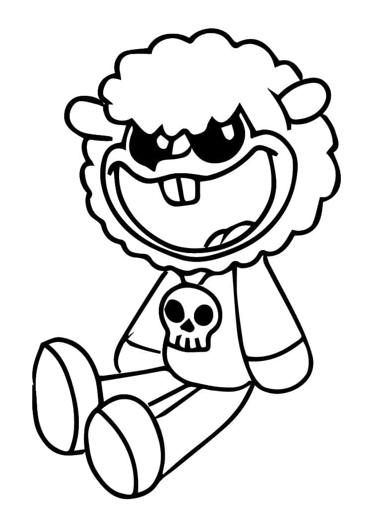 Baba Chops Nightmare Critters da colorare