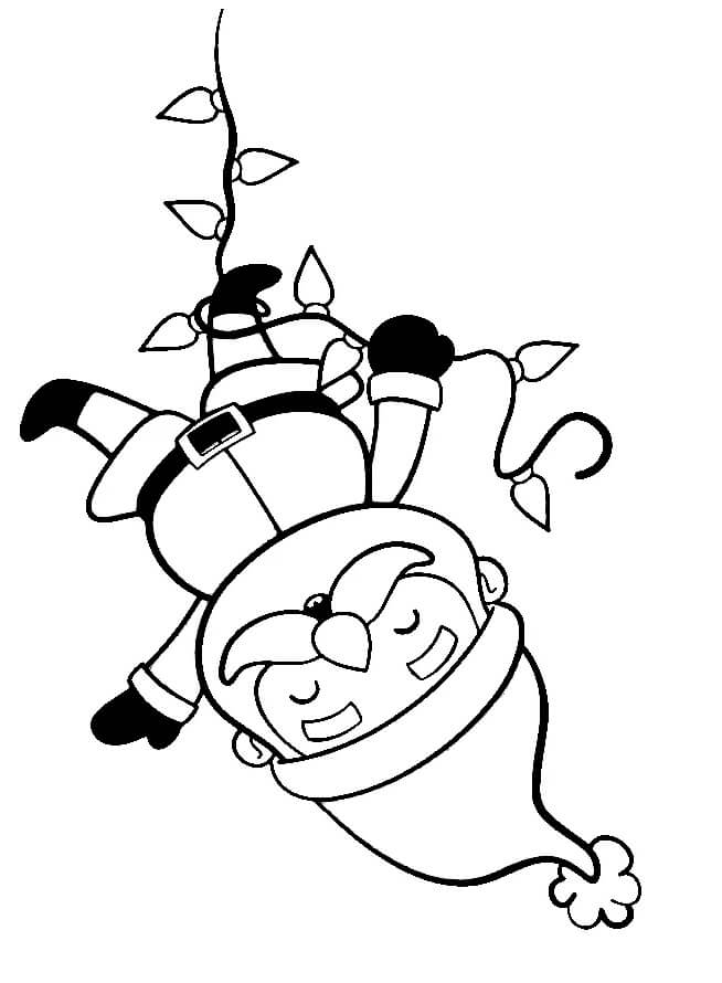 Babbo Natale (6) da colorare