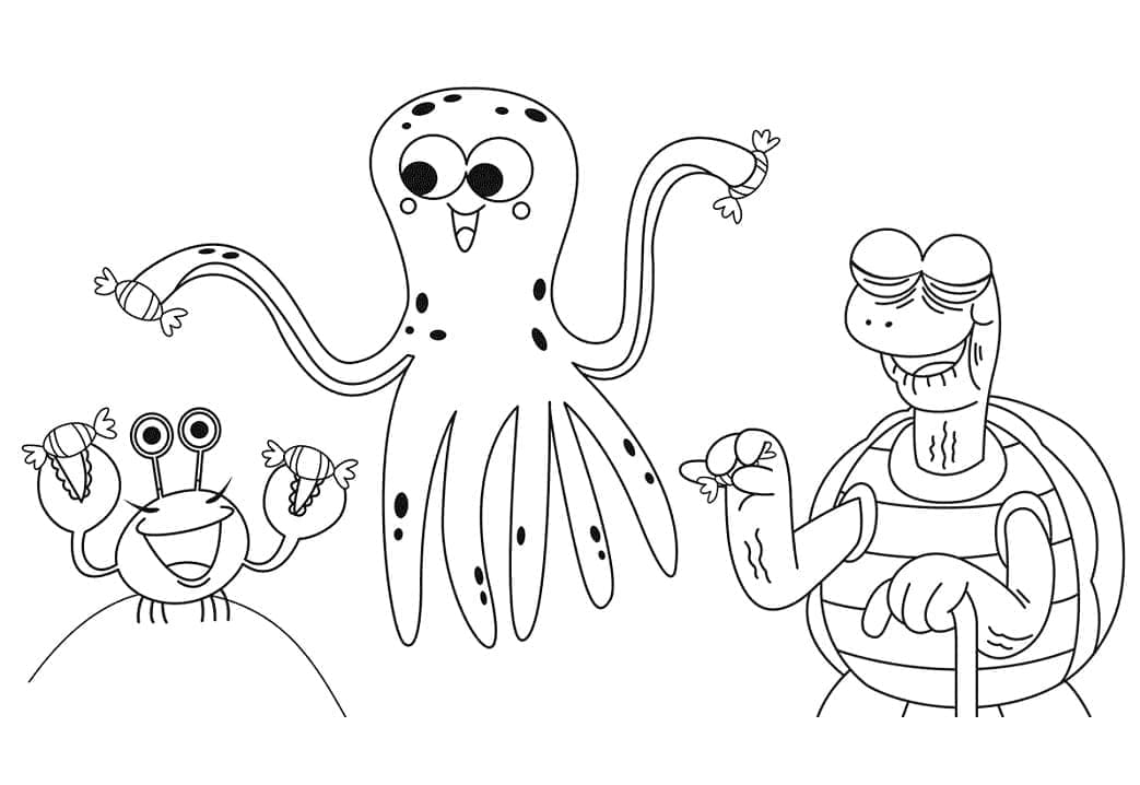 Baby Shark pronto da stampare da colorare