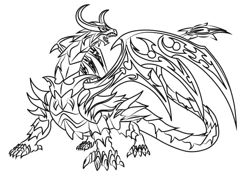 Bakugan Libero Stampabile da colorare