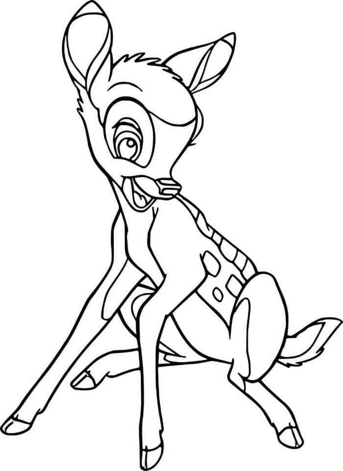 Bambi da Disney da colorare
