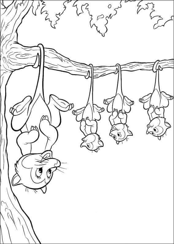 Bambi per Bambini di 5 Anni da colorare