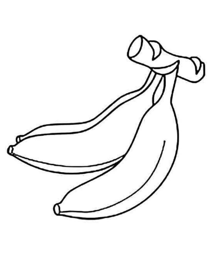 Banana 1 da colorare